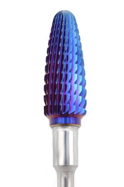 Rotation instrument with TITAN-Nitride-coating pear shaped / longlife bit